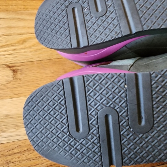 Jeffrey Campbell Retro Kicks  Maryjane Sneaker Size 8 Olive Brown Pink Sporty - Picture 4 of 12